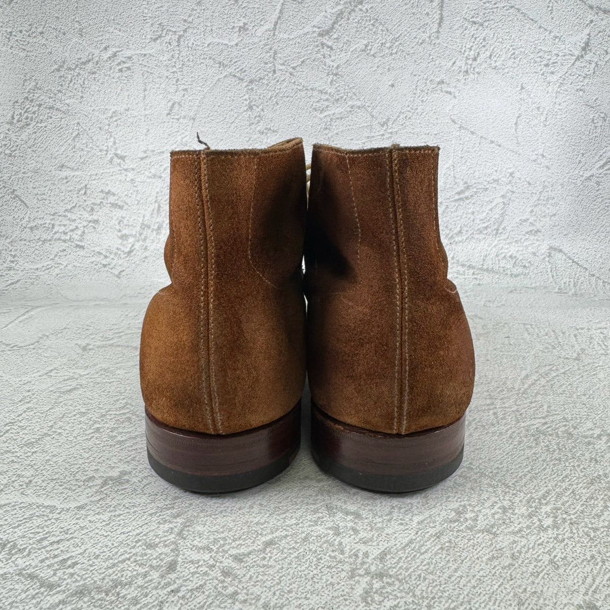 CROCKETT&JONES クロケットアンドジョーンズ｜CHUKKA チャッカ｜ユナイテッドアローズ別注 アンライニング スエード ブラウン UK8.5D 美品 W3652