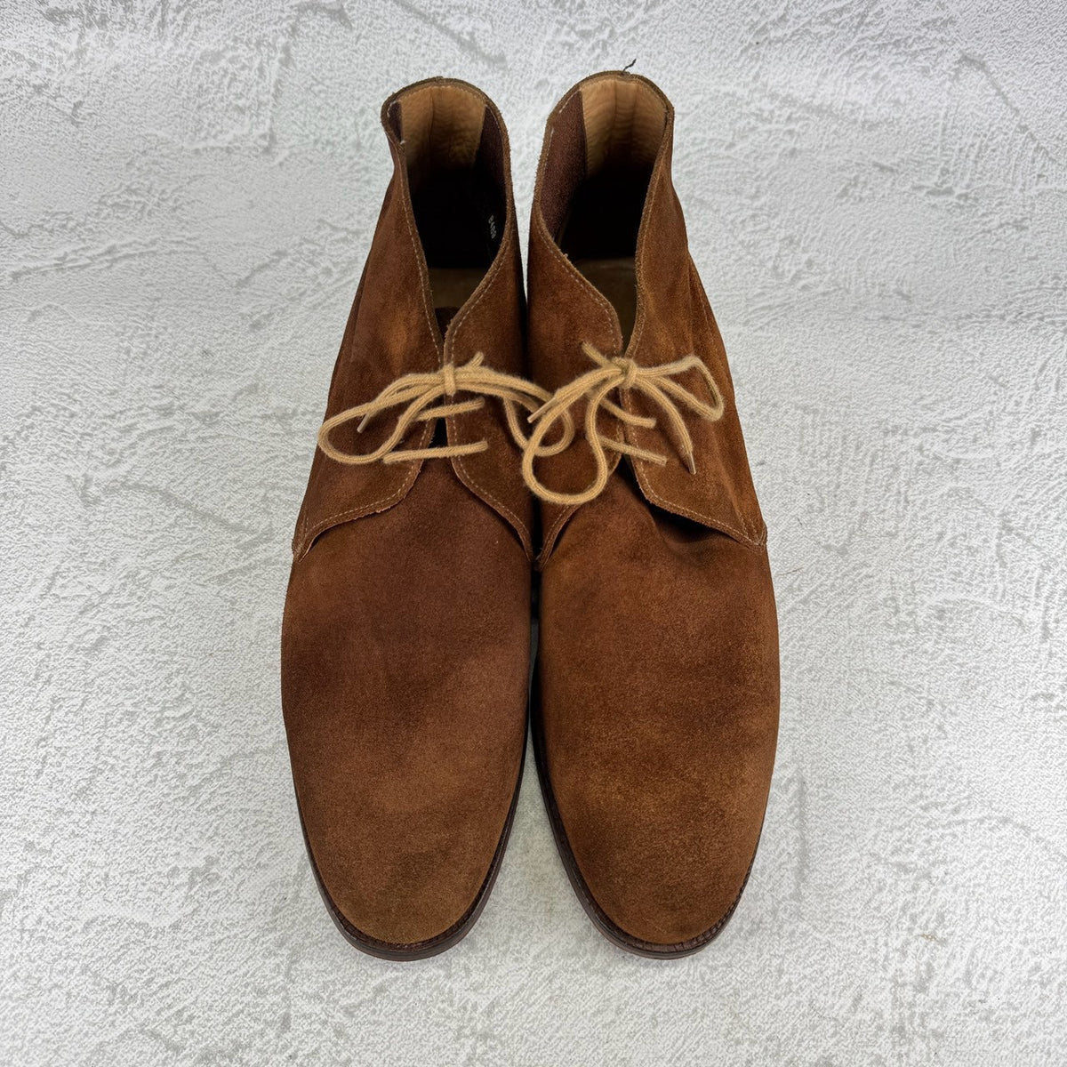 CROCKETT&JONES クロケットアンドジョーンズ｜CHUKKA チャッカ｜ユナイテッドアローズ別注 アンライニング スエード ブラウン UK8.5D 美品 W3652