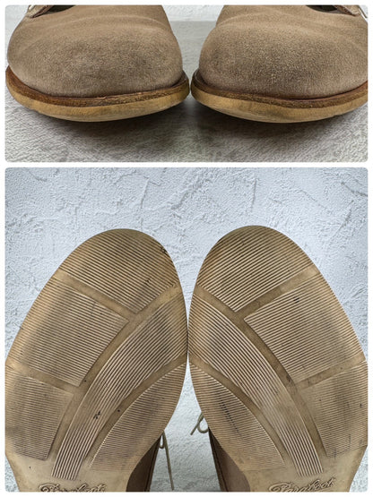 Paraboot パラブーツ｜スエード チャッカブーツ｜ライトベージュ UK7.5 / 26cm フランス製 ナチュラルラバーソール W3651