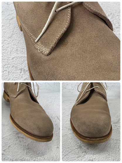 Paraboot パラブーツ｜スエード チャッカブーツ｜ライトベージュ UK7.5 / 26cm フランス製 ナチュラルラバーソール W3651