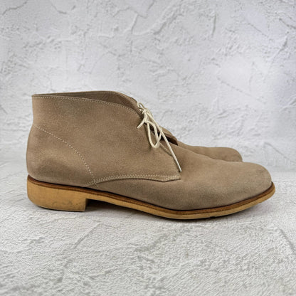 Paraboot パラブーツ｜スエード チャッカブーツ｜ライトベージュ UK7.5 / 26cm フランス製 ナチュラルラバーソール W3651