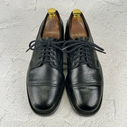 【極美品】JOSEPH CHEANEY&SONS ジョセフチーニーアンドサンズ CAIRNGORM 2R / ケンゴン ストレート 外羽根 グレインレザー コマンドソール 黒 ブラック UK6.5 / 25.0cm【Ｗ3518】