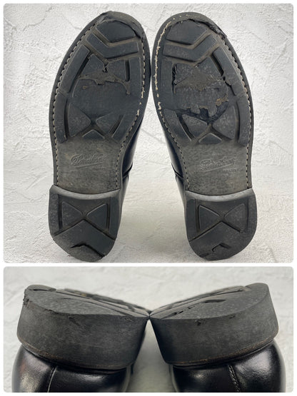 Paraboot パラブーツ CHAMBORD シャンボード Uチップ 外羽根 黒 ブラック UK6.5 / 25.0cm【Ｗ3517】