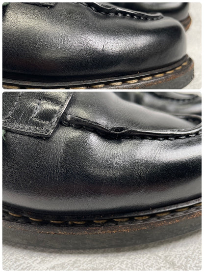 Paraboot パラブーツ CHAMBORD シャンボード Uチップ 外羽根 黒 ブラック UK6.5 / 25.0cm【Ｗ3517】