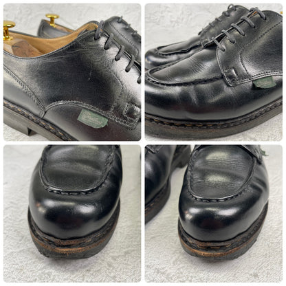 Paraboot パラブーツ CHAMBORD シャンボード Uチップ 外羽根 黒 ブラック UK6.5 / 25.0cm【Ｗ3517】