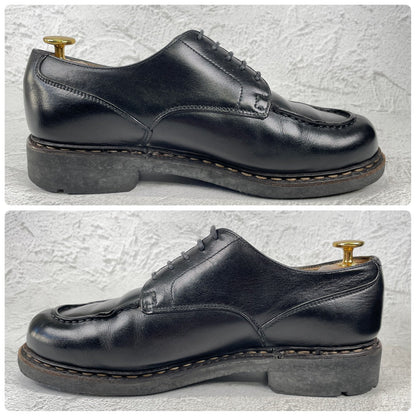 Paraboot パラブーツ CHAMBORD シャンボード Uチップ 外羽根 黒 ブラック UK6.5 / 25.0cm【Ｗ3517】