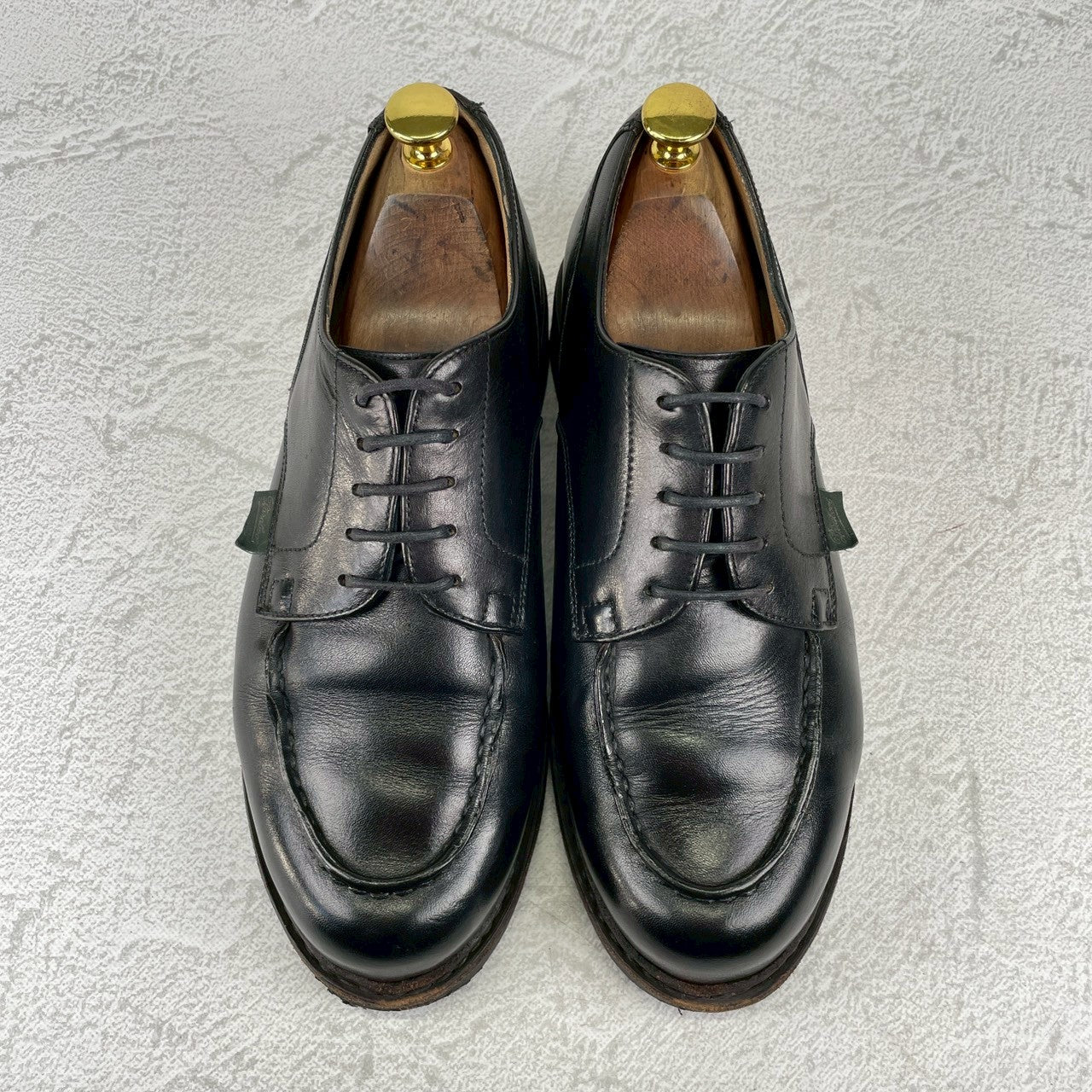 Paraboot パラブーツ CHAMBORD シャンボード Uチップ 外羽根 黒 ブラック UK6.5 / 25.0cm【Ｗ3517】