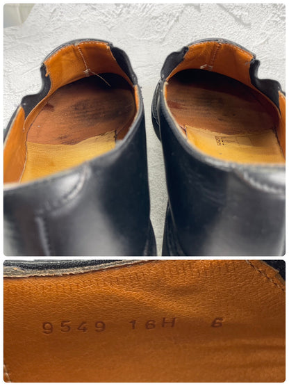 【良品】Paraboot パラブーツ PHOTON フォトン サイドゴア 黒 ブラック UK6 / 24.5cm【W3516】