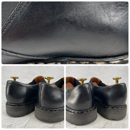 【良品】Paraboot パラブーツ PHOTON フォトン サイドゴア 黒 ブラック UK6 / 24.5cm【W3516】