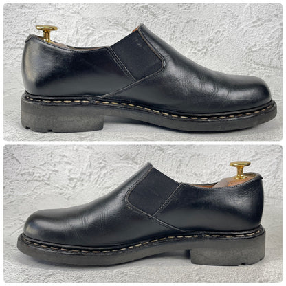 【良品】Paraboot パラブーツ PHOTON フォトン サイドゴア 黒 ブラック UK6 / 24.5cm【W3516】