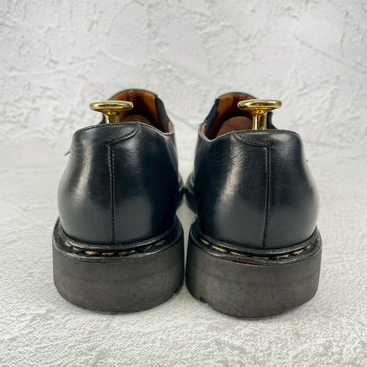 【良品】Paraboot パラブーツ PHOTON フォトン サイドゴア 黒 ブラック UK6 / 24.5cm【W3516】