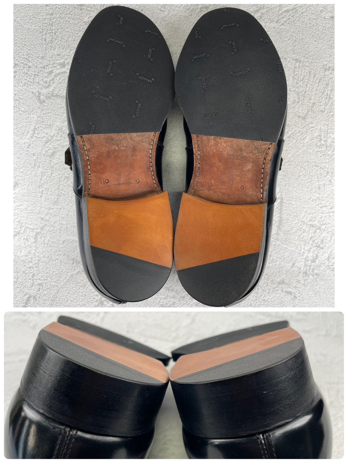 【リフト交換済み】Church's チャーチ WESTBURY ウェストバリー シングルモンク 金具 黒 ブラック UK11 / 29.5cm【Ｗ3525】
