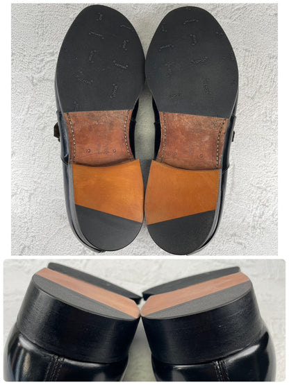 【リフト交換済み】Church's チャーチ WESTBURY ウェストバリー シングルモンク 金具 黒 ブラック UK11 / 29.5cm【Ｗ3525】