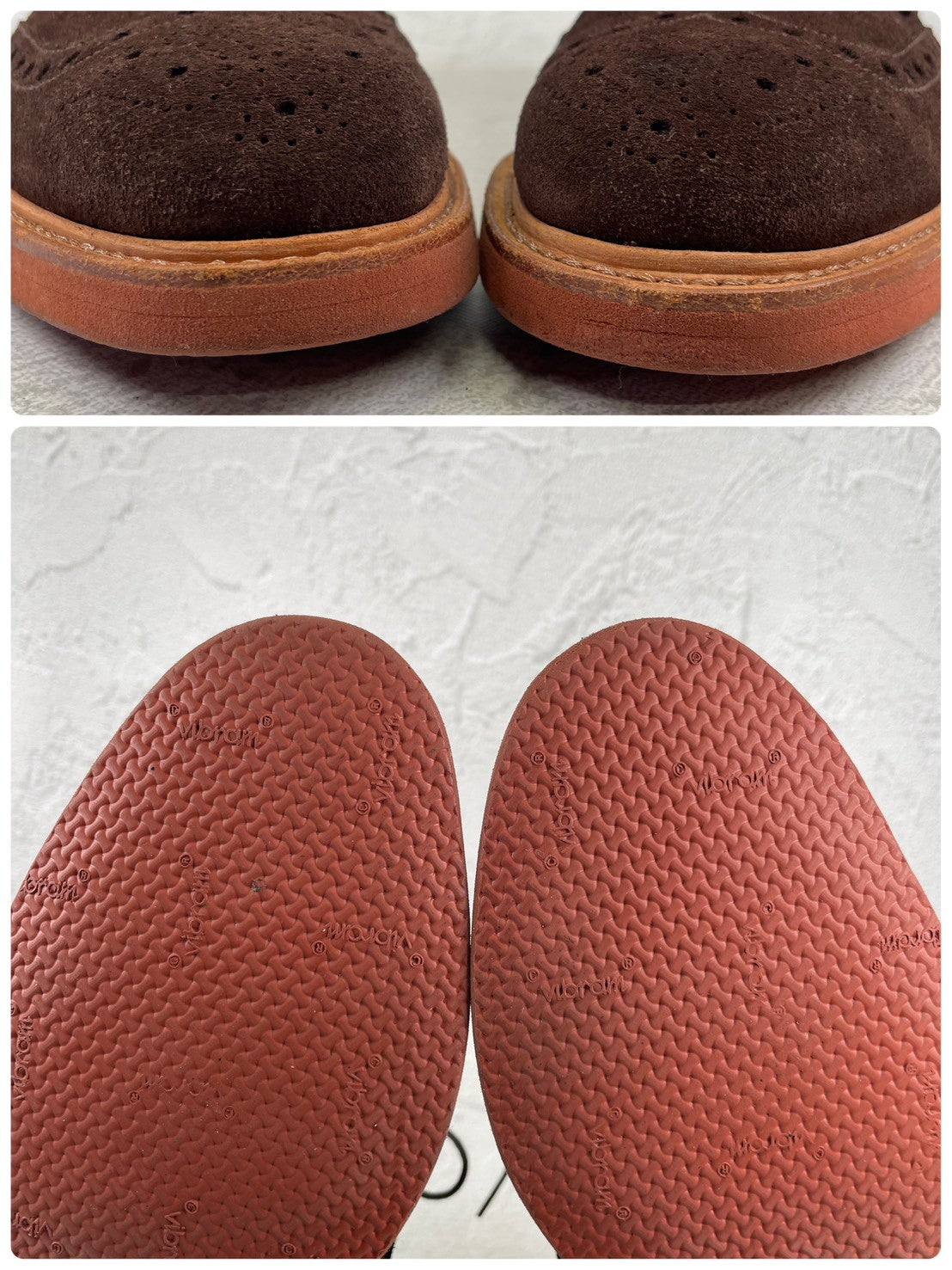 【未使用】CROCKETT&JONES クロケット＆ジョーンズ SKYE スカイ ウイング ブローグ カントリーブーツ スエード 茶 ブラウン UK7.5 / 26.0cm【W3527】