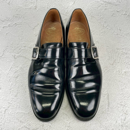 【リフト交換済み】Church's チャーチ WESTBURY ウェストバリー シングルモンク 金具 黒 ブラック UK11 / 29.5cm【Ｗ3525】