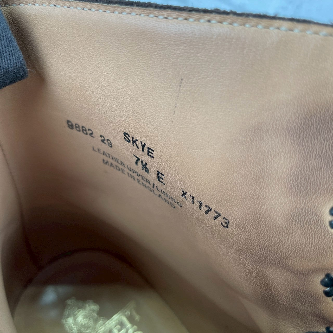 【未使用】CROCKETT&JONES クロケット＆ジョーンズ SKYE スカイ ウイング ブローグ カントリーブーツ スエード 茶 ブラウン UK7.5 / 26.0cm【W3527】