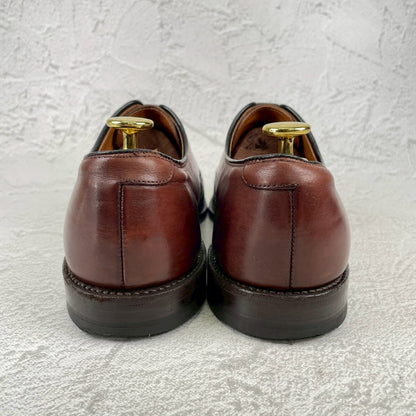 【良品】Allen Edmonds アレンエドモンズ Park Avenue パークアベニュー ストレート 内羽根 6アイレット 茶 ブラウン US8.5 / 26.5cm / Eウィズ【Ｗ3523】