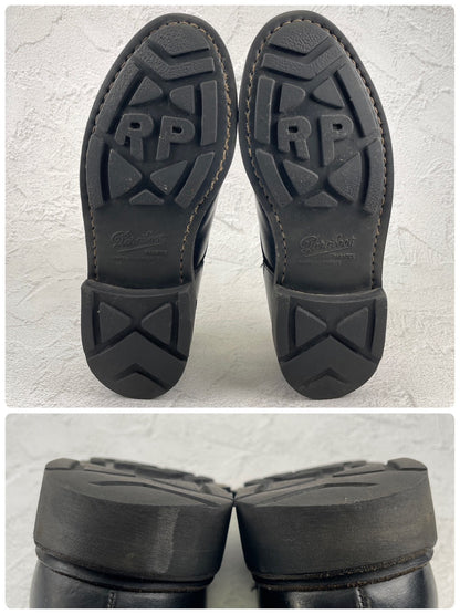 Paraboot パラブーツ CHAMBORD シャンボード Uチップ 外羽根 黒 ブラック UK7 / 25.5cm【Ｗ3521】