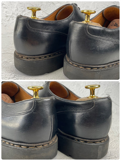 Paraboot パラブーツ CHAMBORD シャンボード Uチップ 外羽根 黒 ブラック UK7 / 25.5cm【Ｗ3521】