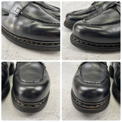 Paraboot パラブーツ CHAMBORD シャンボード Uチップ 外羽根 黒 ブラック UK7 / 25.5cm【Ｗ3521】