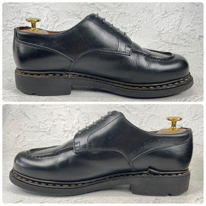Paraboot パラブーツ CHAMBORD シャンボード Uチップ 外羽根 黒 ブラック UK7 / 25.5cm【Ｗ3521】