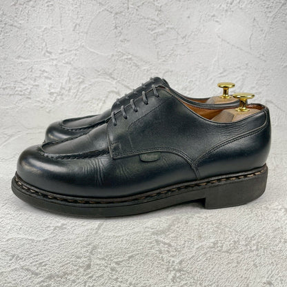 Paraboot パラブーツ CHAMBORD シャンボード Uチップ 外羽根 黒 ブラック UK7 / 25.5cm【Ｗ3521】