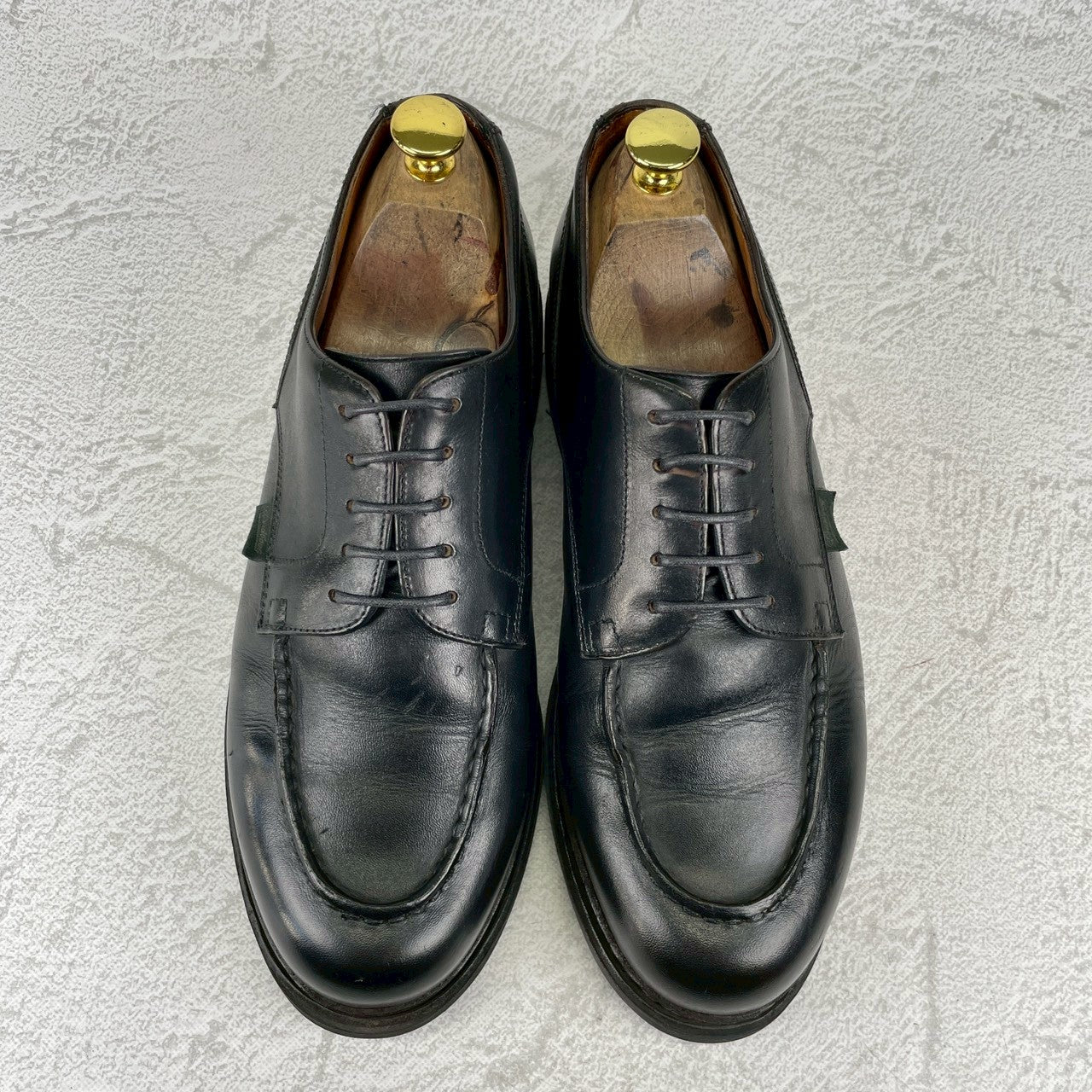 Paraboot パラブーツ CHAMBORD シャンボード Uチップ 外羽根 黒 ブラック UK7 / 25.5cm【Ｗ3521】