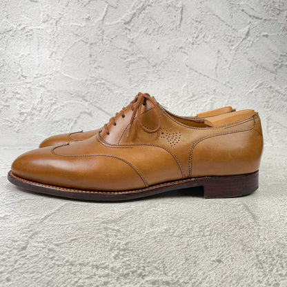 JOHN LOBB ジョンロブ 8695ラスト 内羽根 ウイングチップ 茶 ブラウン UK6.5 / 25.0cm【KI0003】