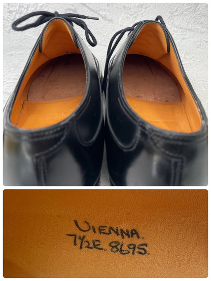 【未使用】JOHN LOBB ジョンロブ VIENNA ヴィエナ 8695ラスト プレステージライン Uチップ 黒 ブラック UK7.5 / 26.0cm【KI0002】