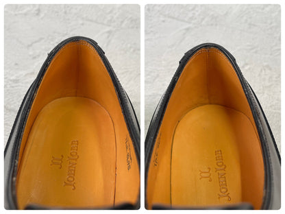 【未使用】JOHN LOBB ジョンロブ VIENNA ヴィエナ 8695ラスト プレステージライン Uチップ 黒 ブラック UK7.5 / 26.0cm【KI0002】