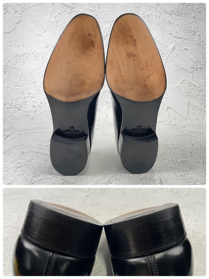 【未使用】JOHN LOBB ジョンロブ VIENNA ヴィエナ 8695ラスト プレステージライン Uチップ 黒 ブラック UK7.5 / 26.0cm【KI0002】
