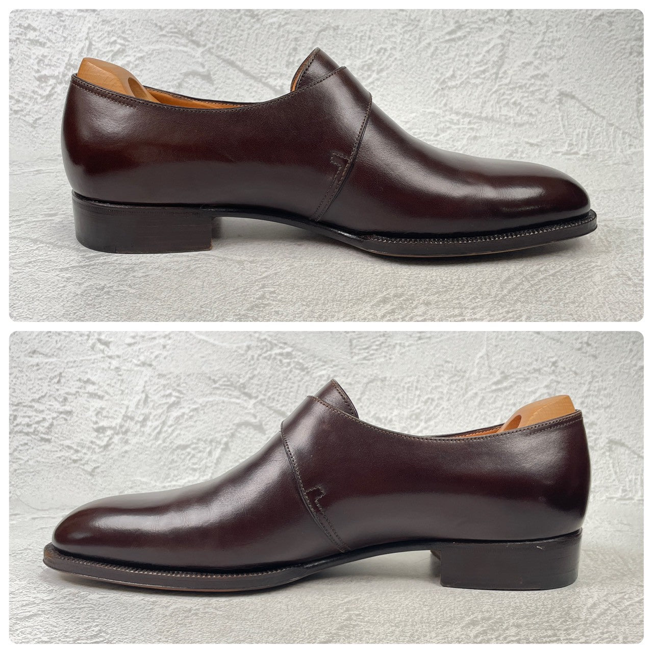 JOHN LOBB ジョンロブ 8695ラスト MATTA マッタ シングルモンク 茶 ブラウン UK7.5 / 26.0cm【KI0001】