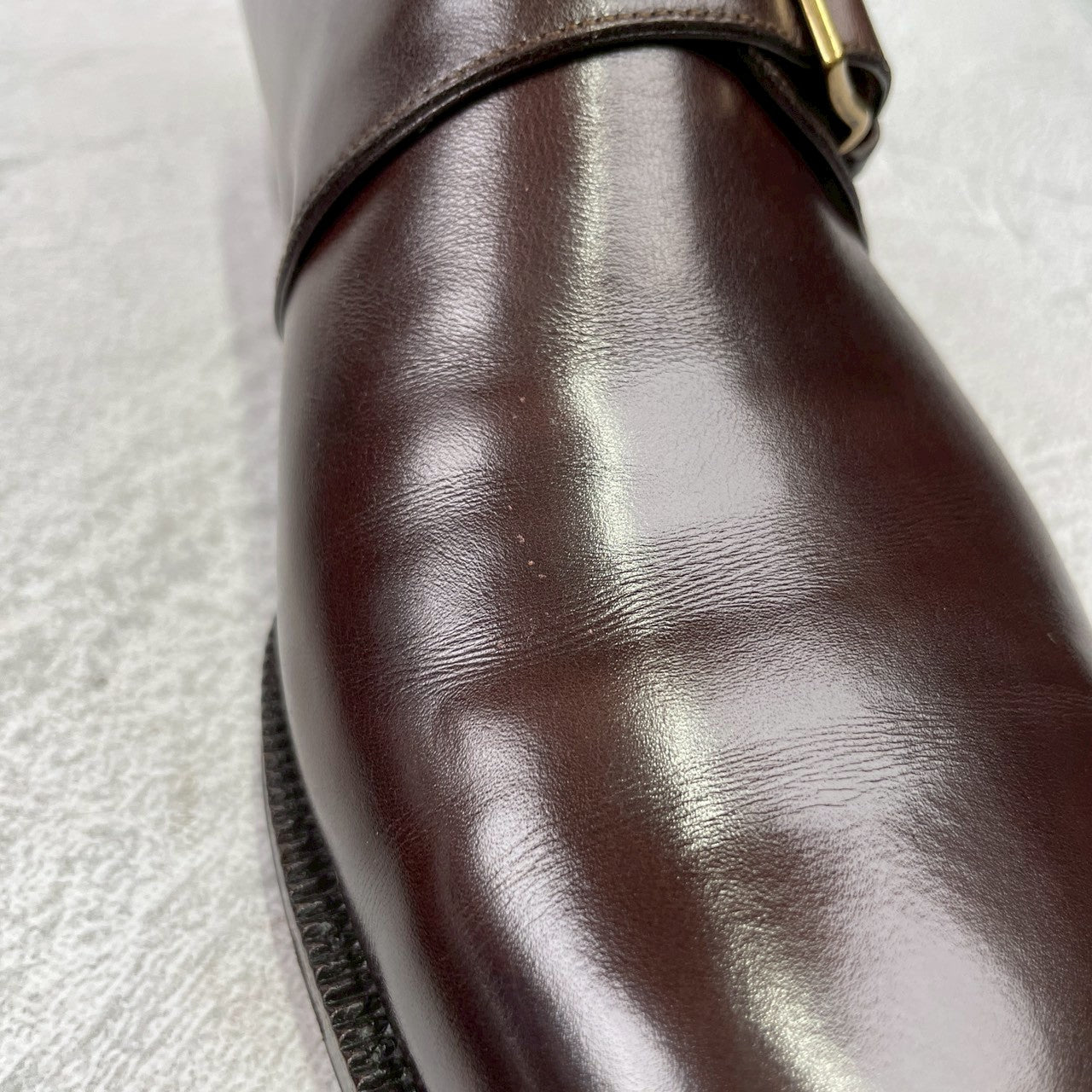 JOHN LOBB ジョンロブ 8695ラスト MATTA マッタ シングルモンク 茶 ブラウン UK7.5 / 26.0cm【KI0001】