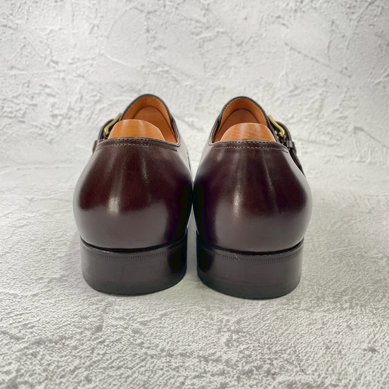 JOHN LOBB ジョンロブ 8695ラスト MATTA マッタ シングルモンク 茶 ブラウン UK7.5 / 26.0cm【KI0001】