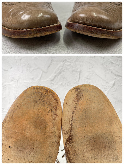 SILVANO LATTANZI シルバノラッタンジ 内羽根 ウイングチップ 40.5 / 25.5cm【KI0010】