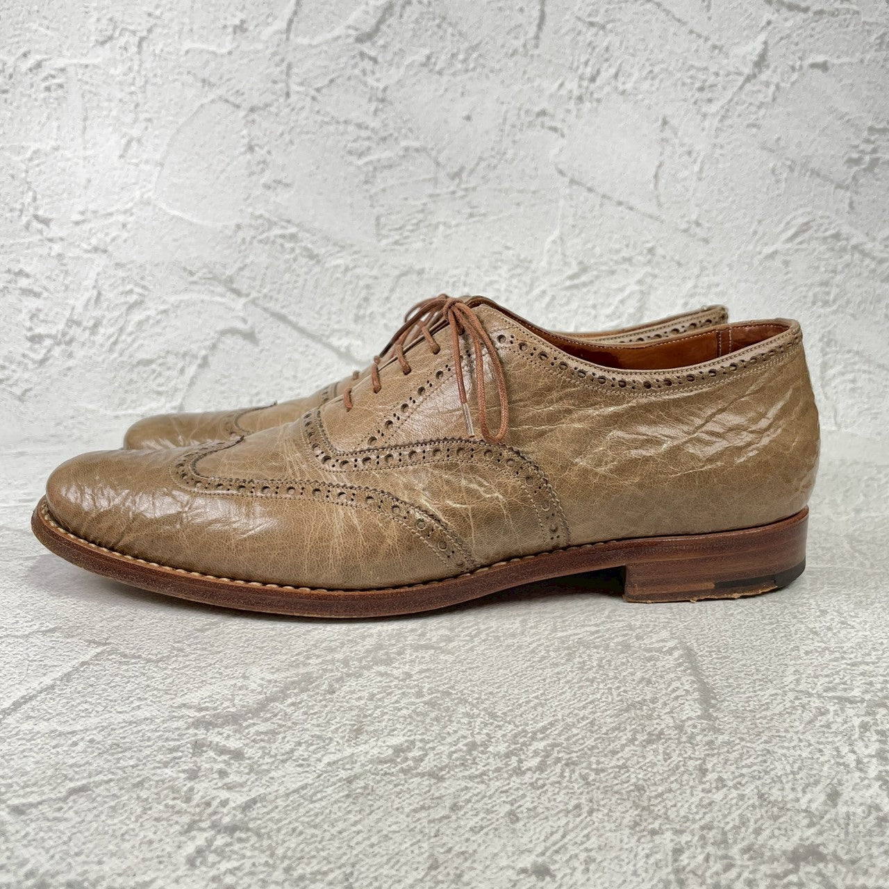 SILVANO LATTANZI シルバノラッタンジ 内羽根 ウイングチップ 40.5 / 25.5cm【KI0010】