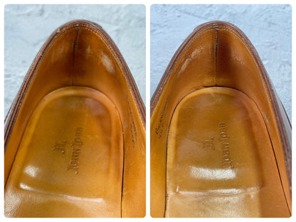 JOHN LOBB ジョンロブ BERKSHIRE バークシャー 5000ラスト ローファー スリッポン 茶 UK7.5 / 26.0cm【KI0004】