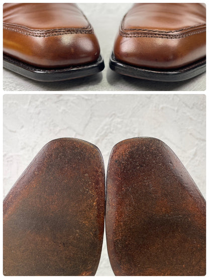 JOHN LOBB ジョンロブ BERKSHIRE バークシャー 5000ラスト ローファー スリッポン 茶 UK7.5 / 26.0cm【KI0004】