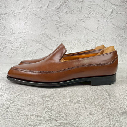 JOHN LOBB ジョンロブ BERKSHIRE バークシャー 5000ラスト ローファー スリッポン 茶 UK7.5 / 26.0cm【KI0004】