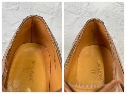 JOHN LOBB ジョンロブ 8695ラスト 内羽根 ウイングチップ 茶 ブラウン UK6.5 / 25.0cm【KI0003】