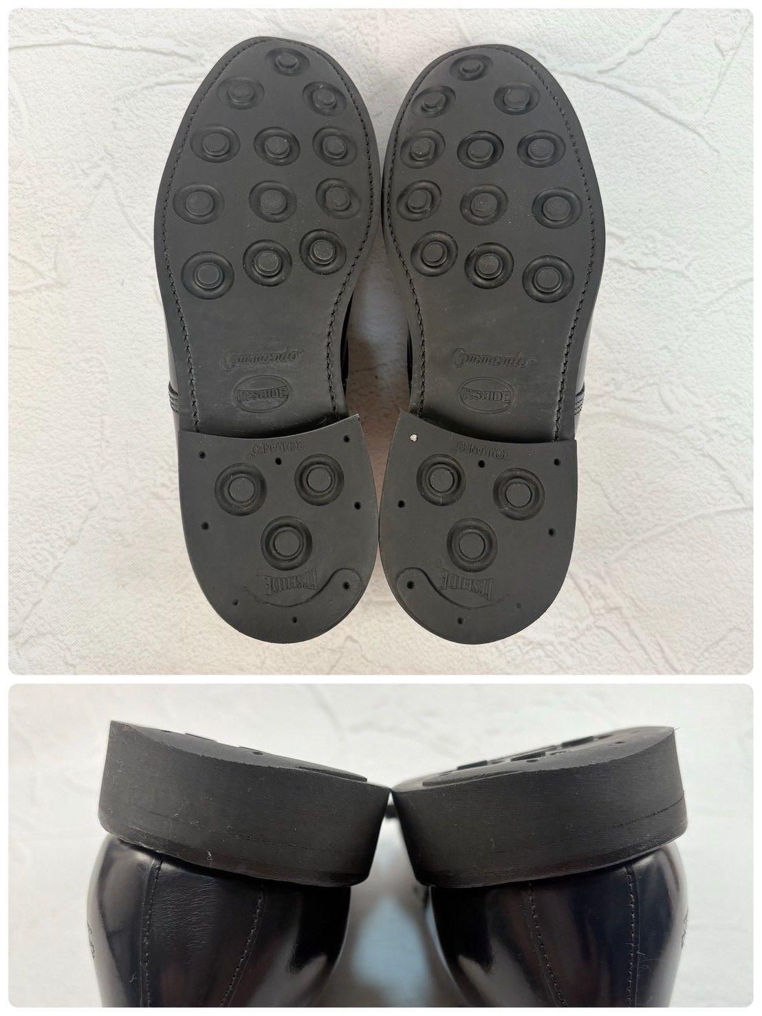【美品】SANDERS サンダース 1128 ミリタリーダービー MILITARY DERBY 濃紺 ネイビー UK6.5 / 25.5cm相当 [W3317]