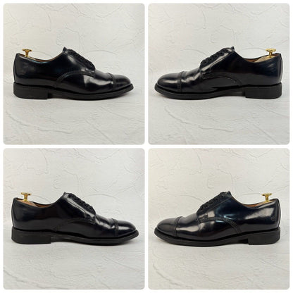 【美品】SANDERS サンダース 1128 ミリタリーダービー MILITARY DERBY 濃紺 ネイビー UK6.5 / 25.5cm相当 [W3317]