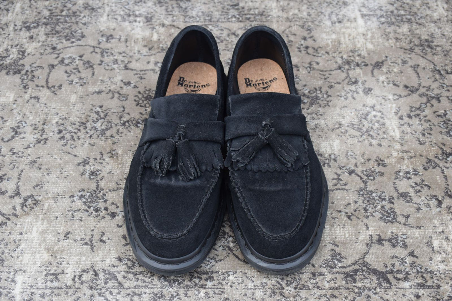 Dr.Martens ドクターマーチン Adrian エイドリアン タッセルローファー スエード UK9 / 28cm【W3368】
