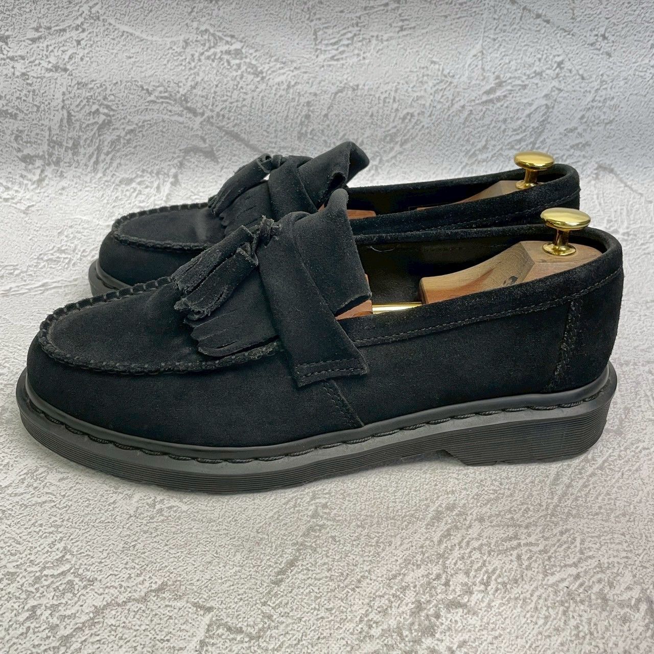 Dr.Martens ドクターマーチン Adrian エイドリアン タッセルローファー スエード UK9 / 28cm【W3368】