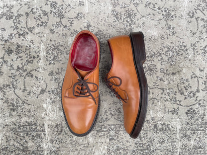 Tricker's Robert Plain Boots, M3616, Wingtip, Brown, Size 7-5, British Style [W3200] 