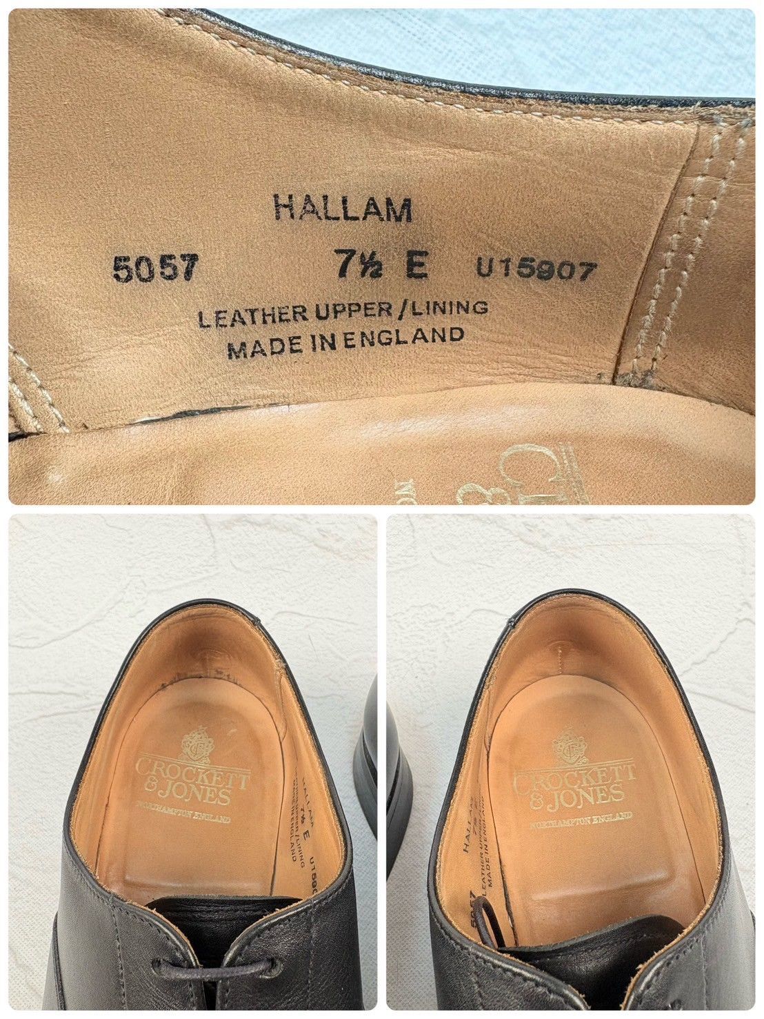 美品】Crockett&Jones クロケットアンドジョーンズ HALLAM ハラム