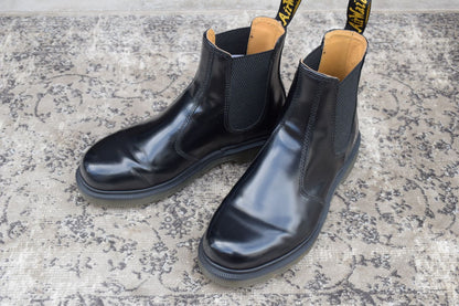 【美品】Dr.Martens ドクターマーチン 2976 サイドゴアブーツ チェルシーブーツ 黒 ブラック UK6 / 25cm【W3373】