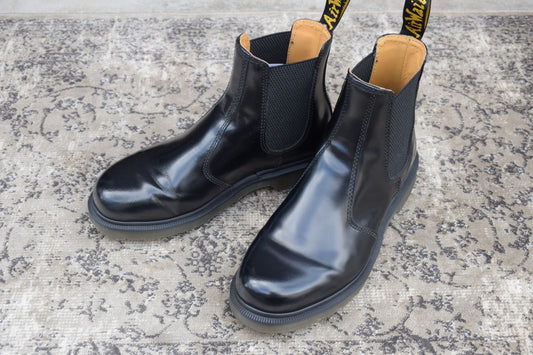 【美品】Dr.Martens ドクターマーチン 2976 サイドゴアブーツ チェルシーブーツ 黒 ブラック UK6 / 25cm【W3373】