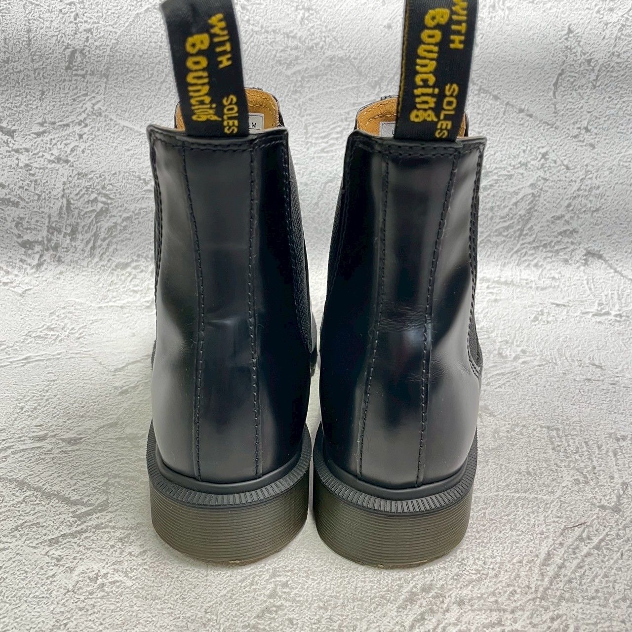 【美品】Dr.Martens ドクターマーチン 2976 サイドゴアブーツ チェルシーブーツ 黒 ブラック UK6 / 25cm【W3373】