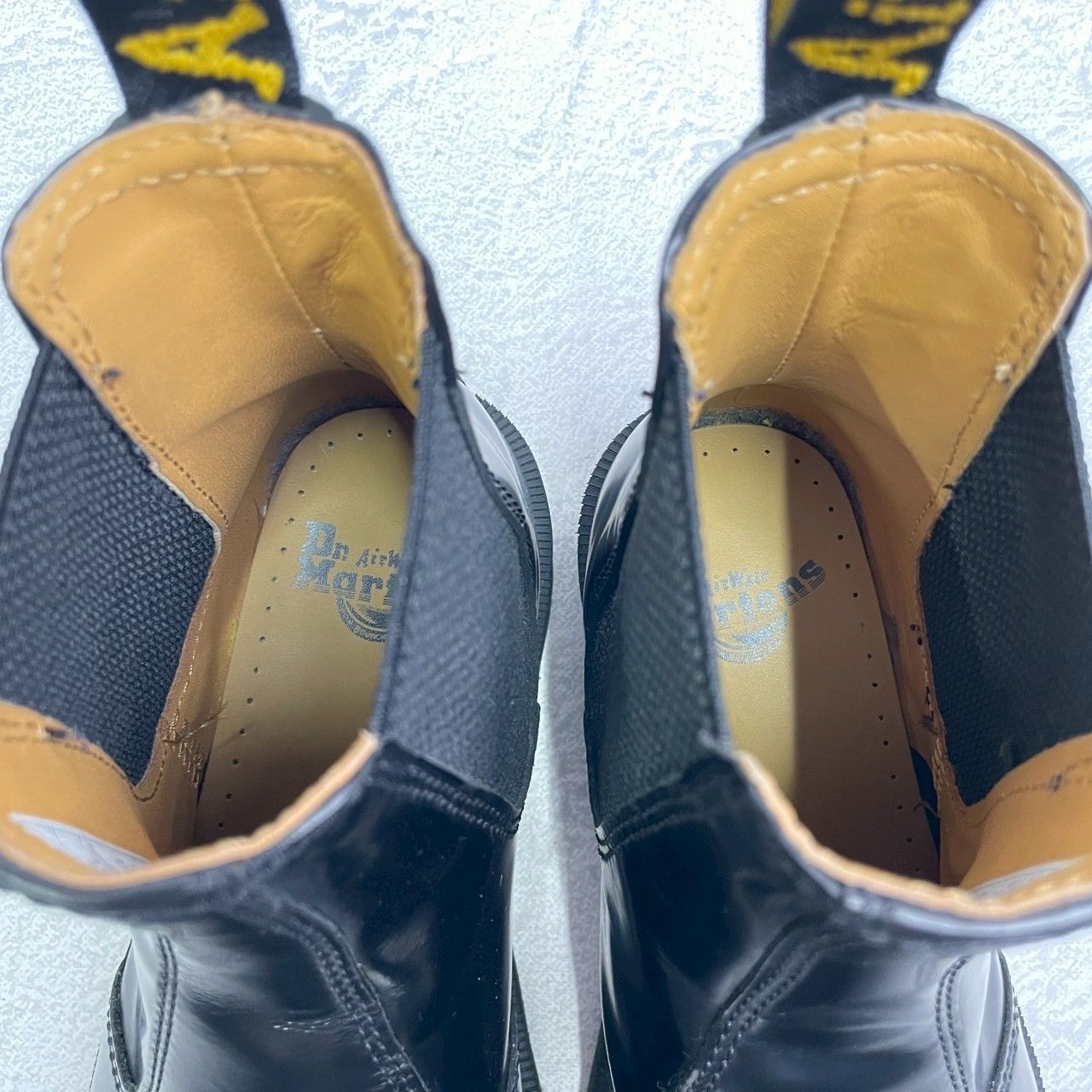 【美品】Dr.Martens ドクターマーチン 2976 サイドゴアブーツ チェルシーブーツ 黒 ブラック UK6 / 25cm【W3373】